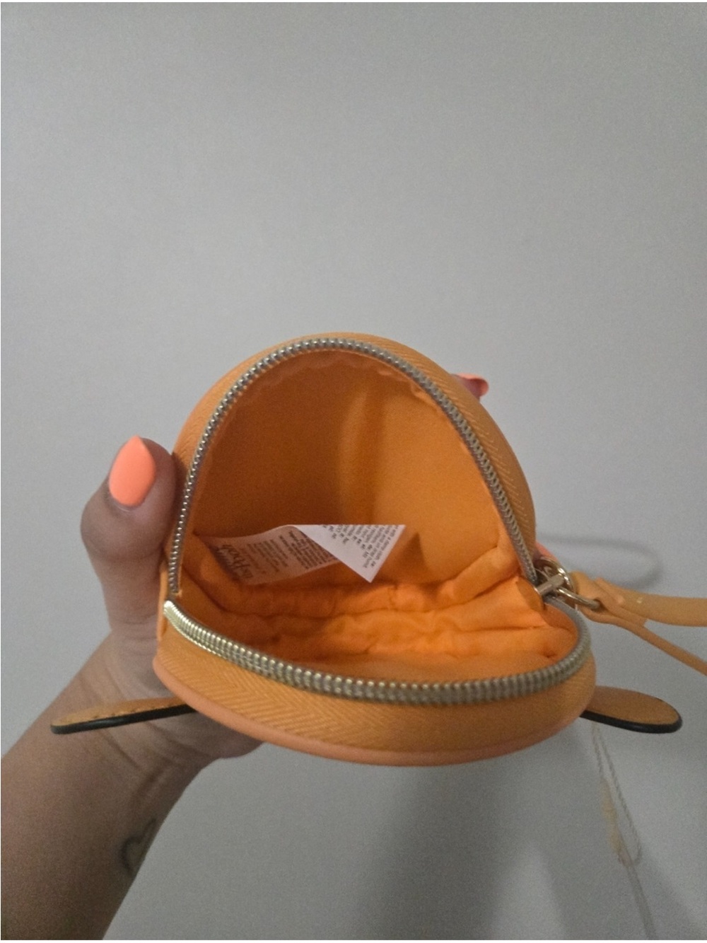 Disney Tigger Round Orange & Pink Coin Purse - Picture 5 of 5